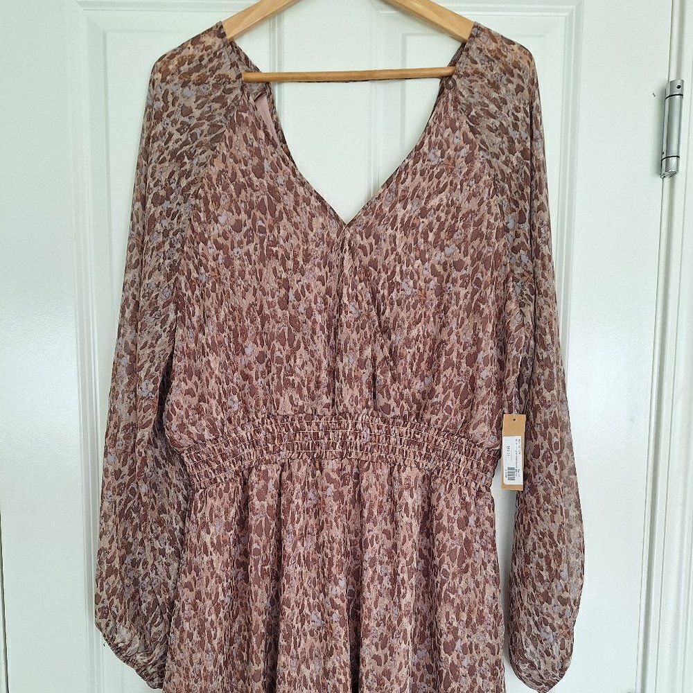 ROKOKO Brownβ mini dressβ tunic sizeβ1X